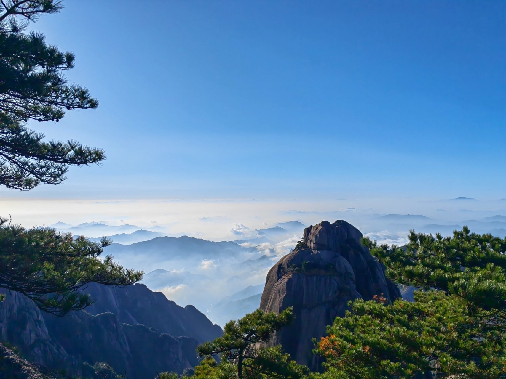 汤口镇到黄山风景区图片