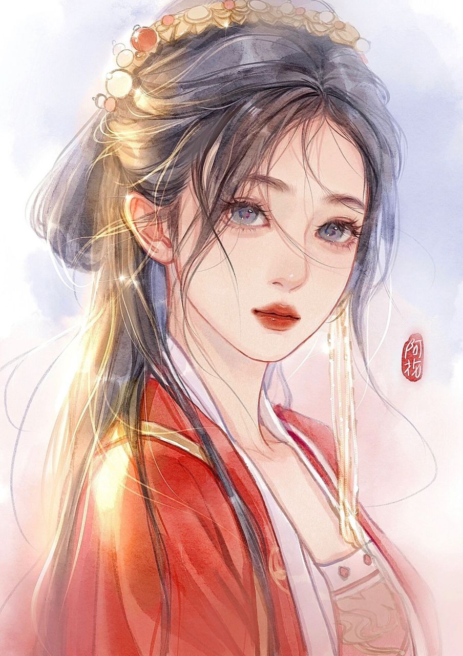 10岁～12岁画古风少女的简单介绍