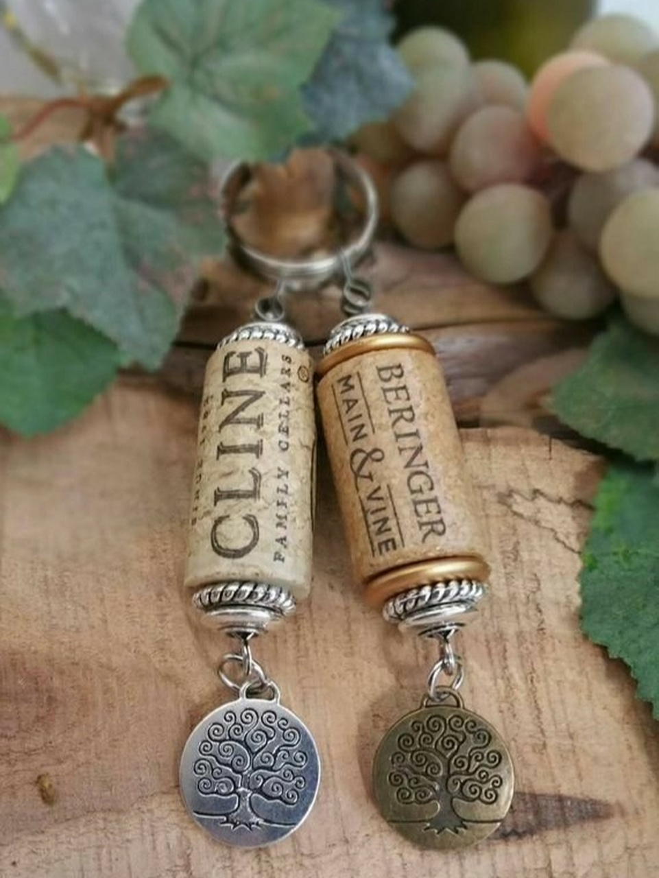 diy手工很酷的钥匙链,红酒塞子废物利用 #diy手工制作