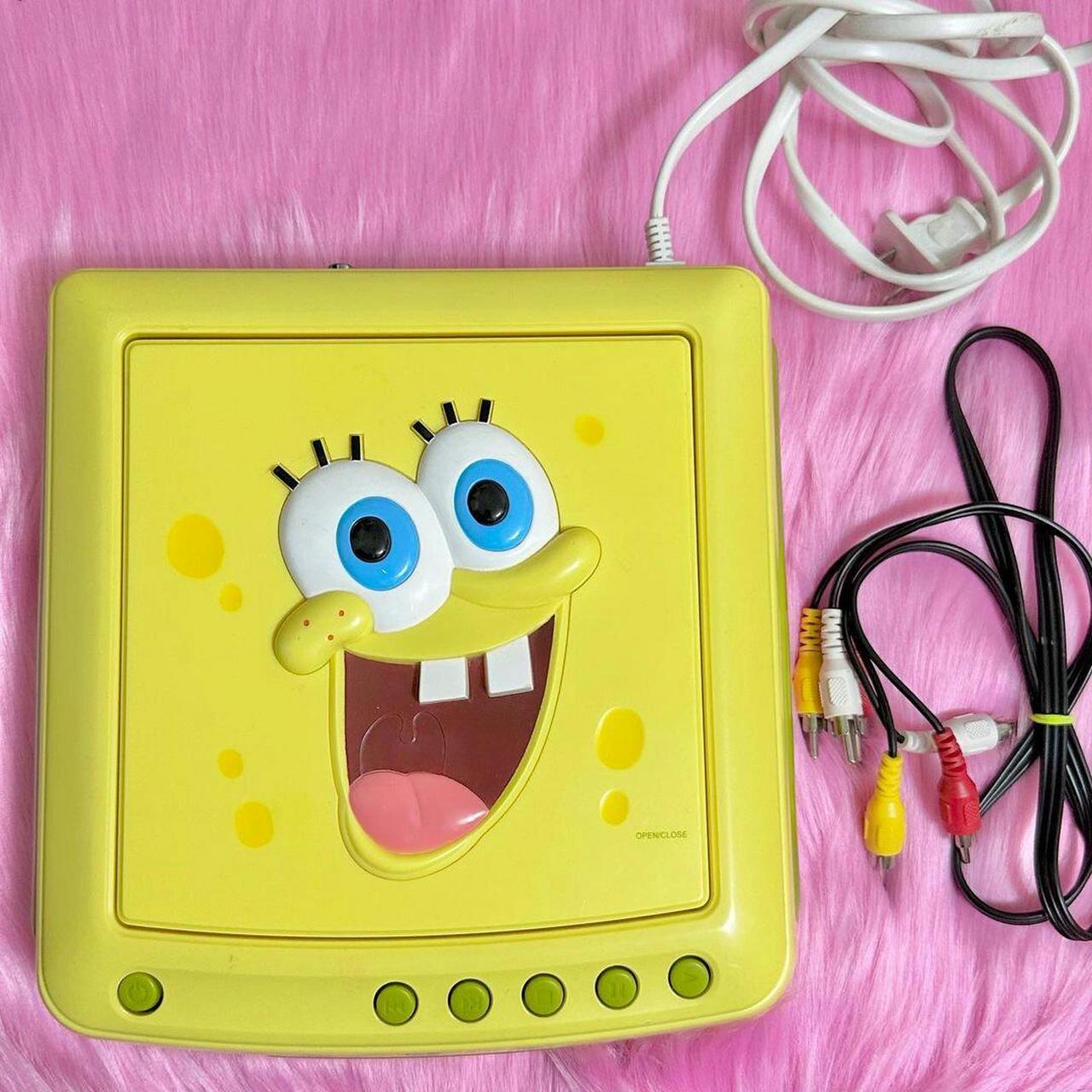 海绵宝宝 dvd播放器 05年出品 dvd播放器 带电视插头 也可以听cd 中古