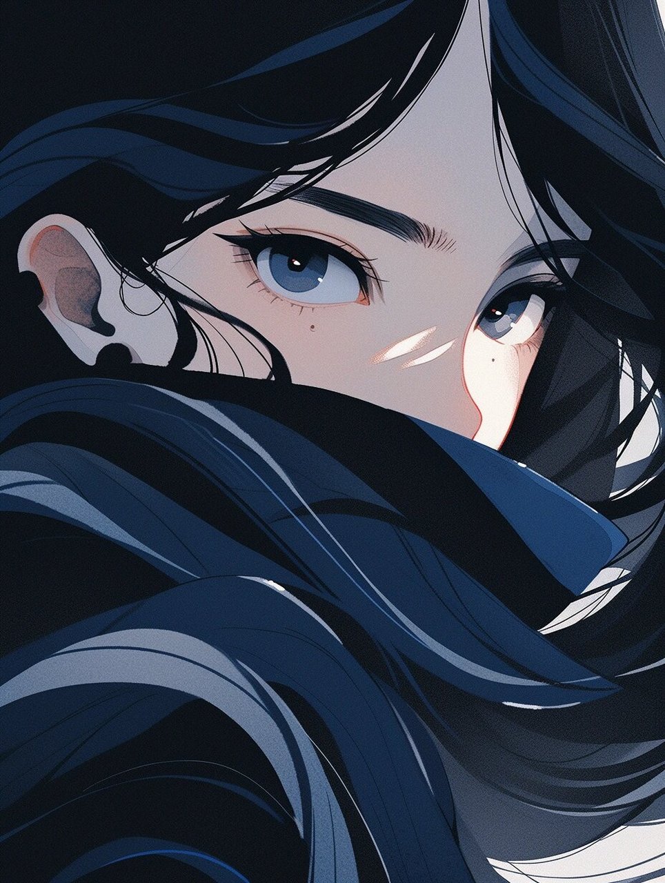 女生头像_高冷蒙面女孩97