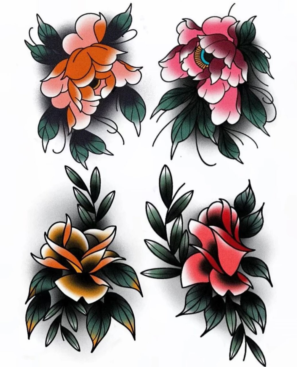 old school纹身图案 新传统纹身图案素材