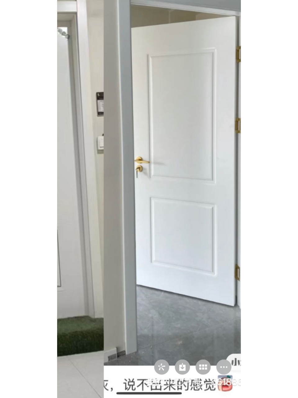定做的卧室门…效果图来了 上次定做失败后,厂家反工重新做的装好了
