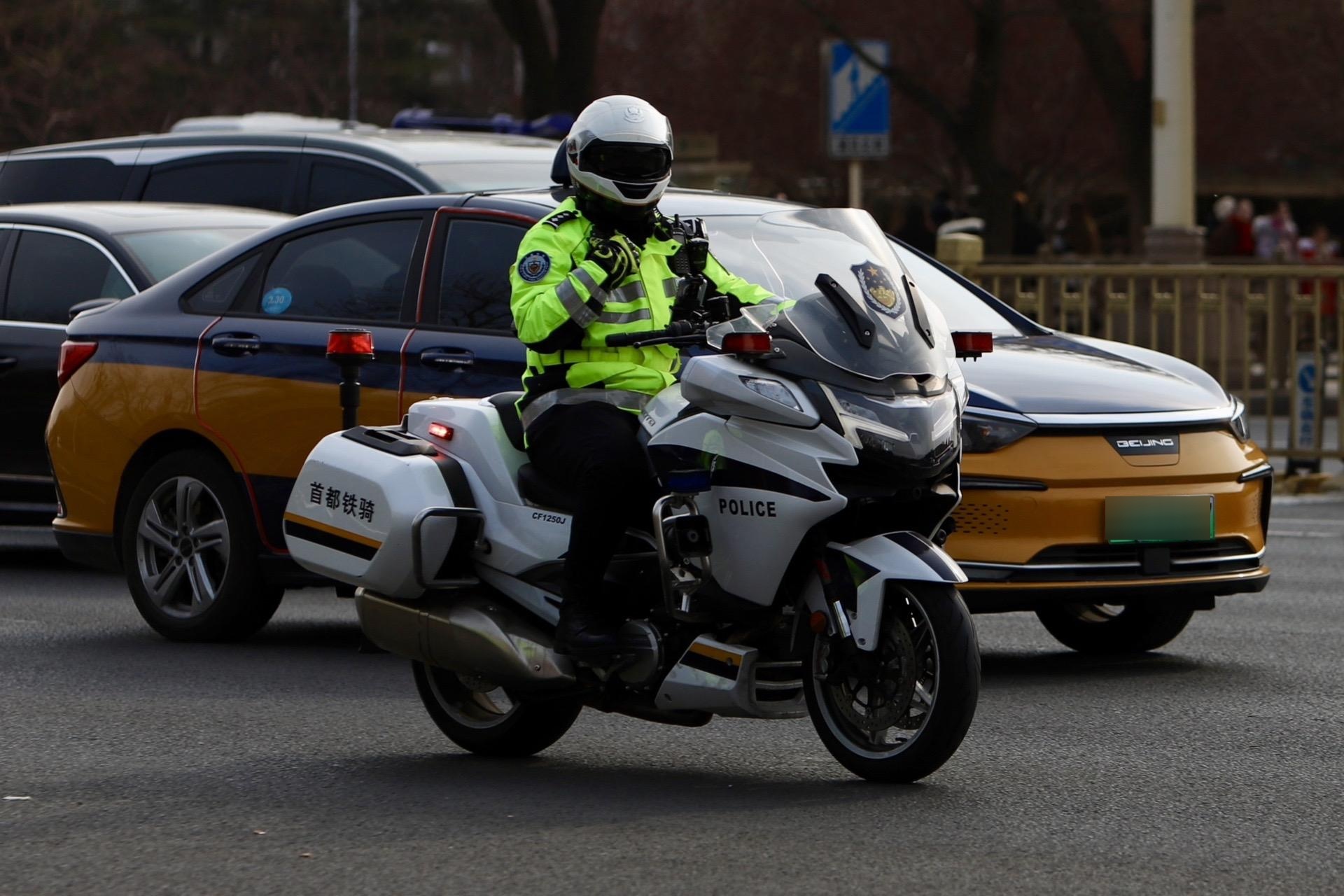 警用摩托车春风1250已成为维护首都社会治安和交通秩序的重要力量