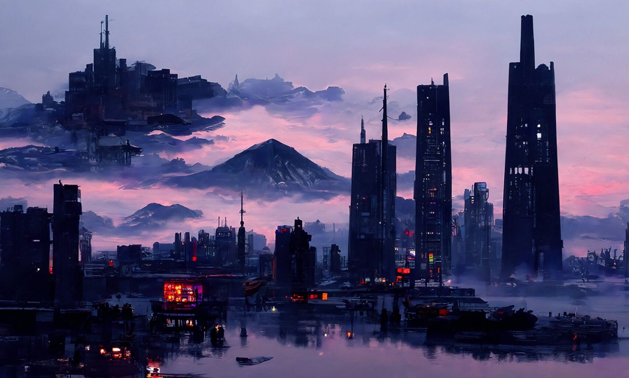 又能换壁纸了,男生桌面用这个朋克城市帅炸!