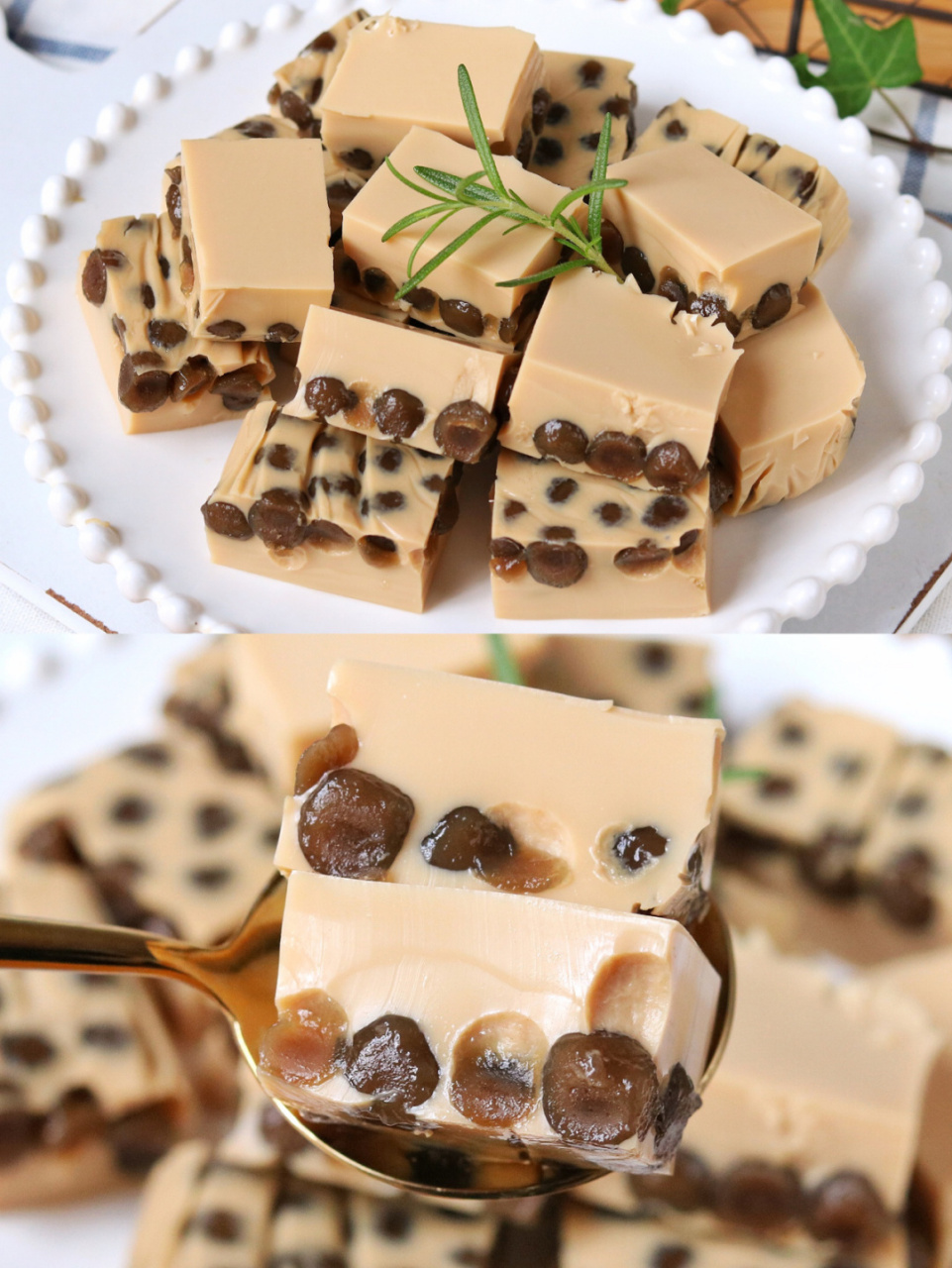 今天分享一道珍珠奶茶布丁做法99不用蒸不用烤!超简单易做!