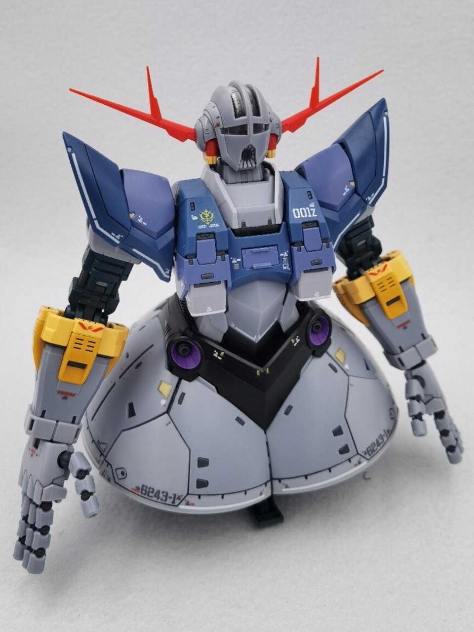 rg 吉翁号渗线 水贴 吉翁精神也可以很精致 下周装豪华版喷射场景