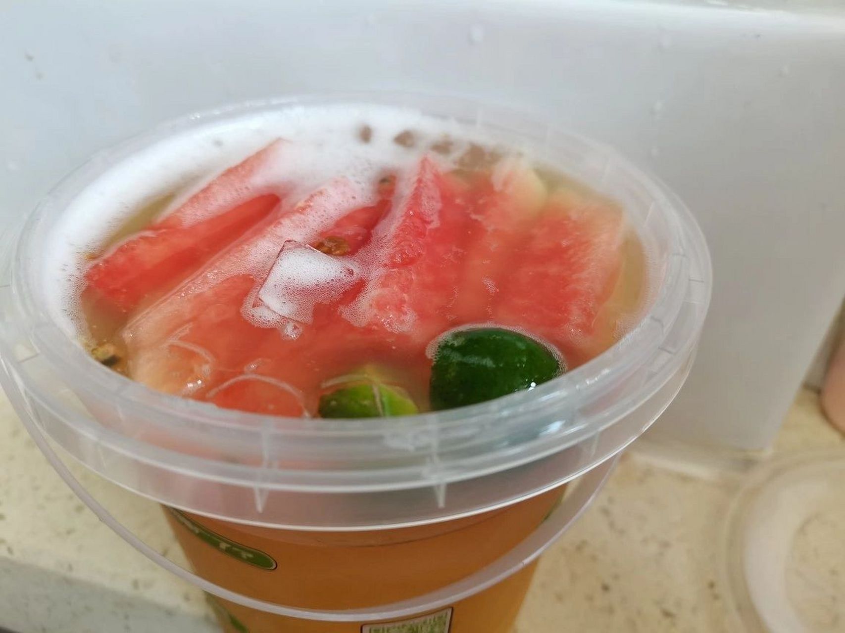 益禾堂水果桶 第二杯半价,这还不冲!