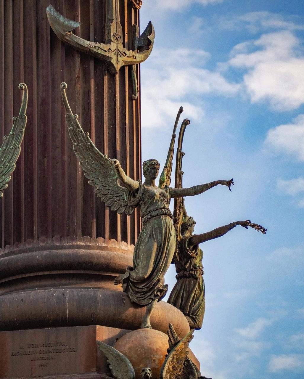 巴塞罗那的哥伦布纪念碑 西班牙9094巴塞罗那 92oscar garcía