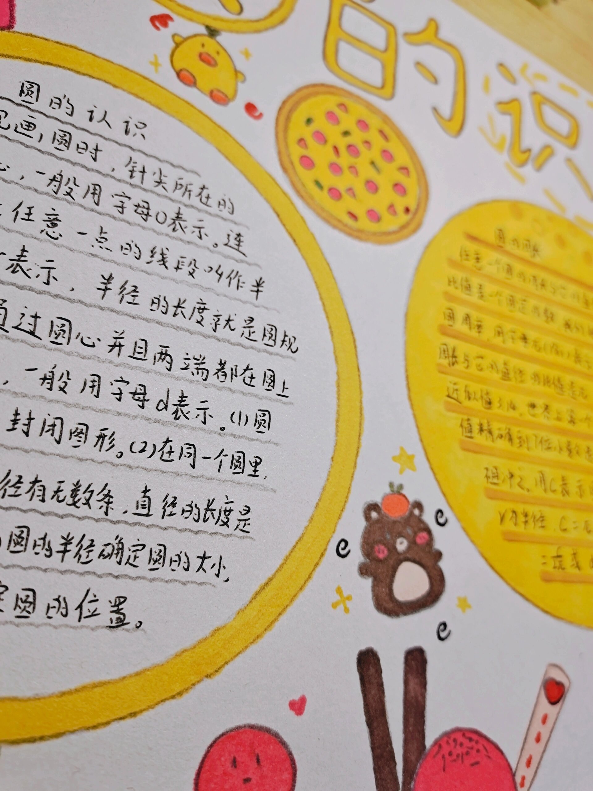 手抄报《圆的认识