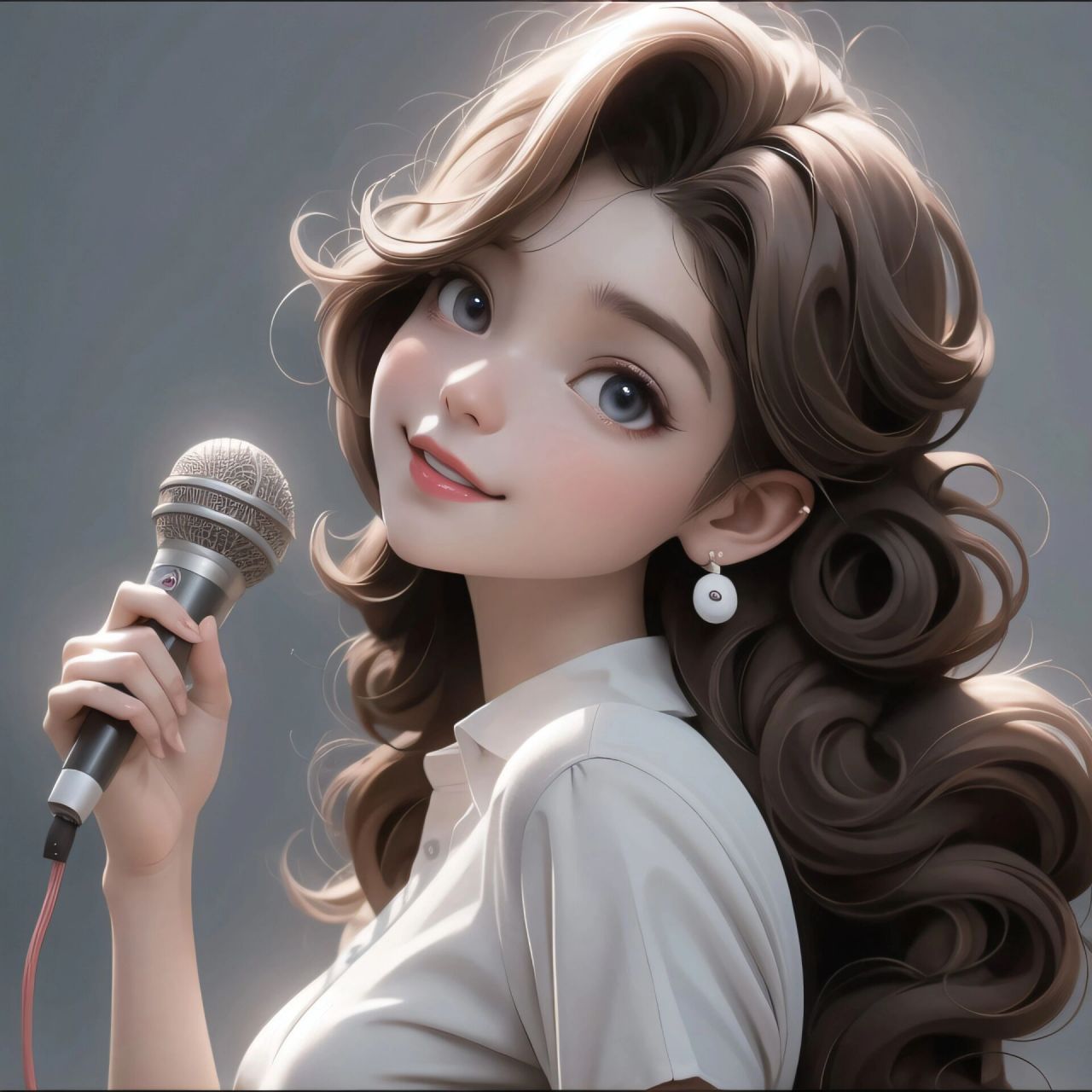 女生头像 职业头像系列之主持人