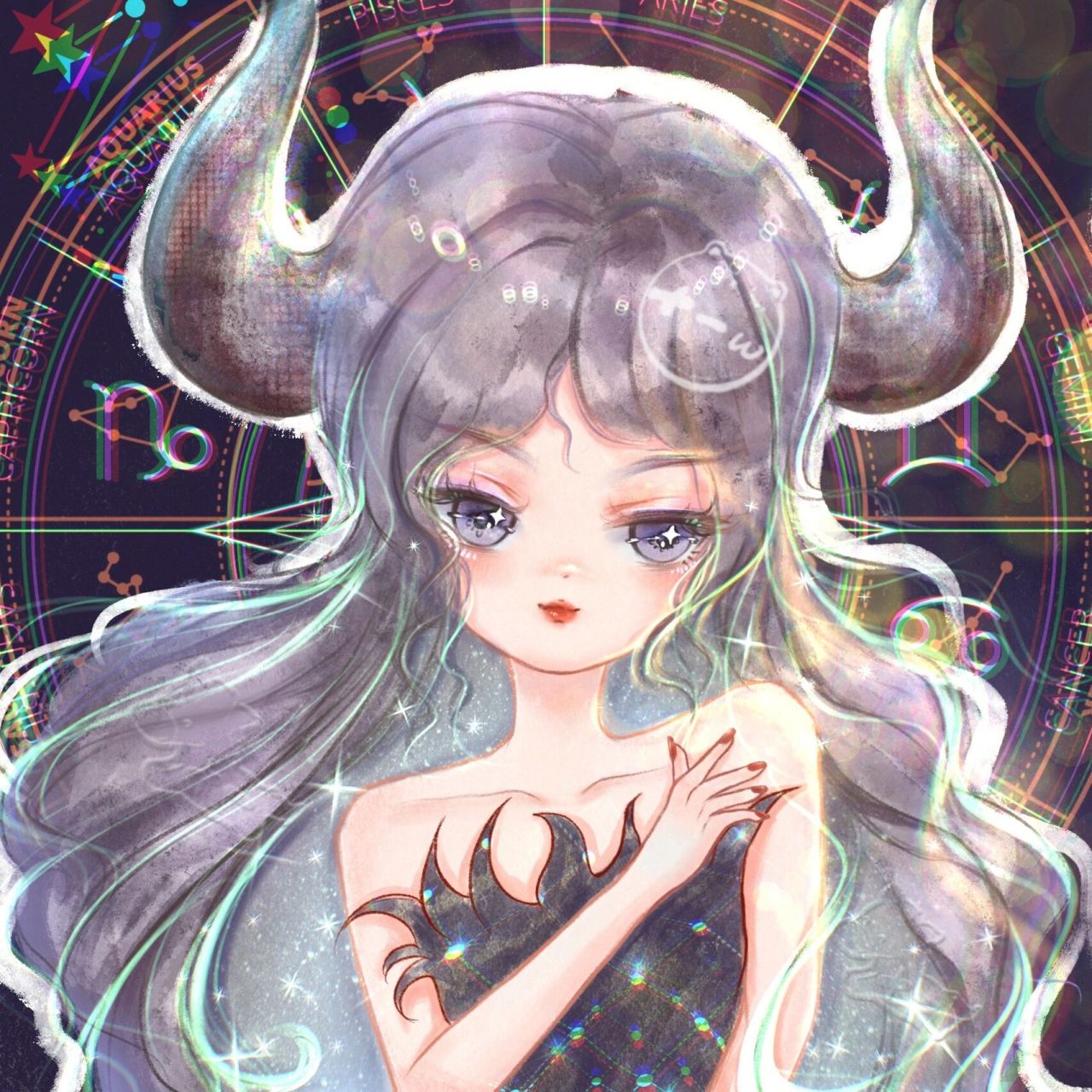 十二星座/六宫格/q版头像 老师: 92商用二改