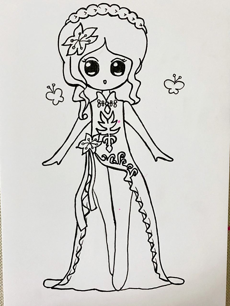 叶罗丽简笔画临摹合集(一) 喜欢的小可爱,翻看之前的笔记,有超详细