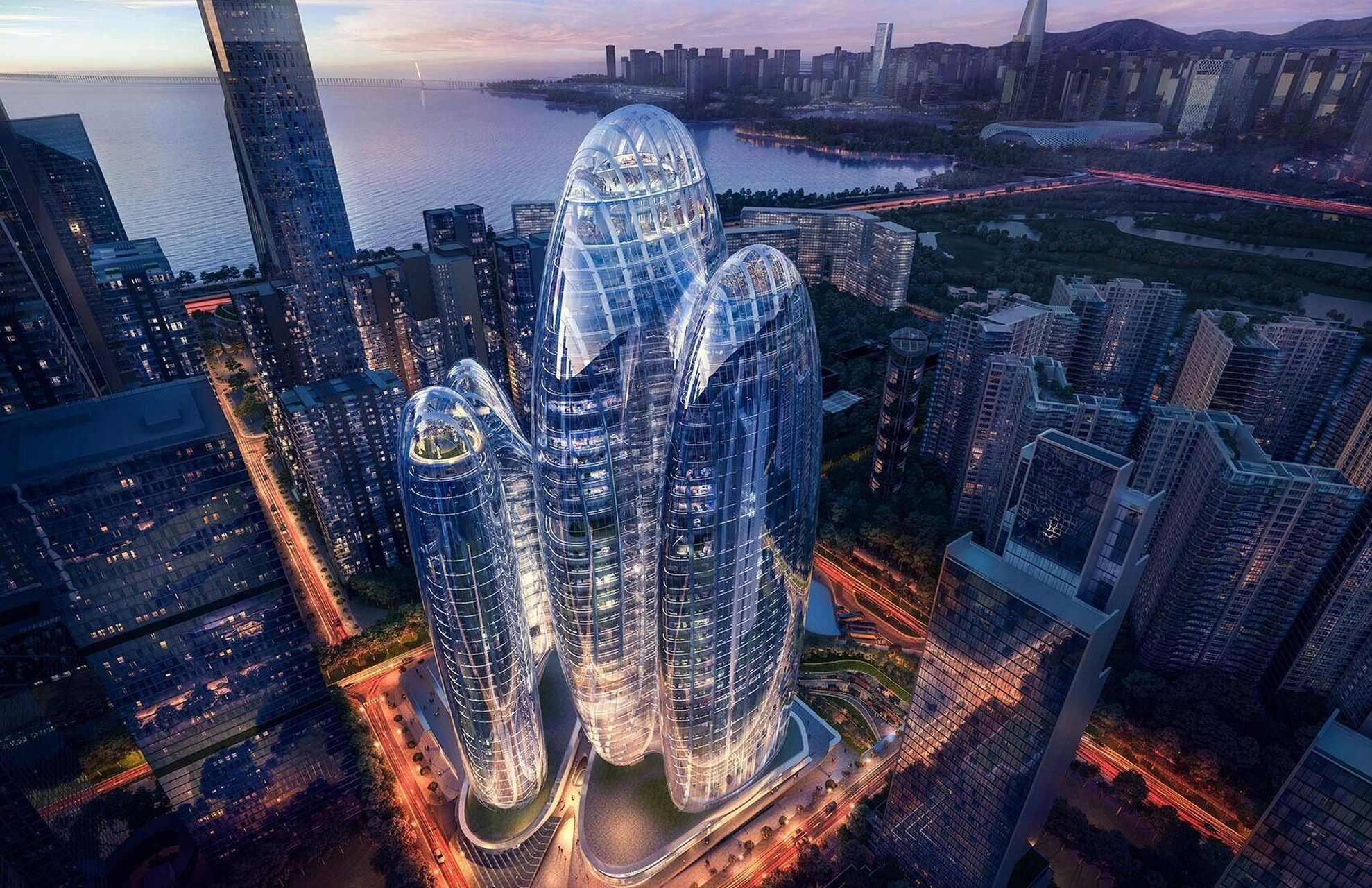 oppo深圳总部大楼——扎哈•哈迪德建筑事务 oppo深圳总部大楼由zah