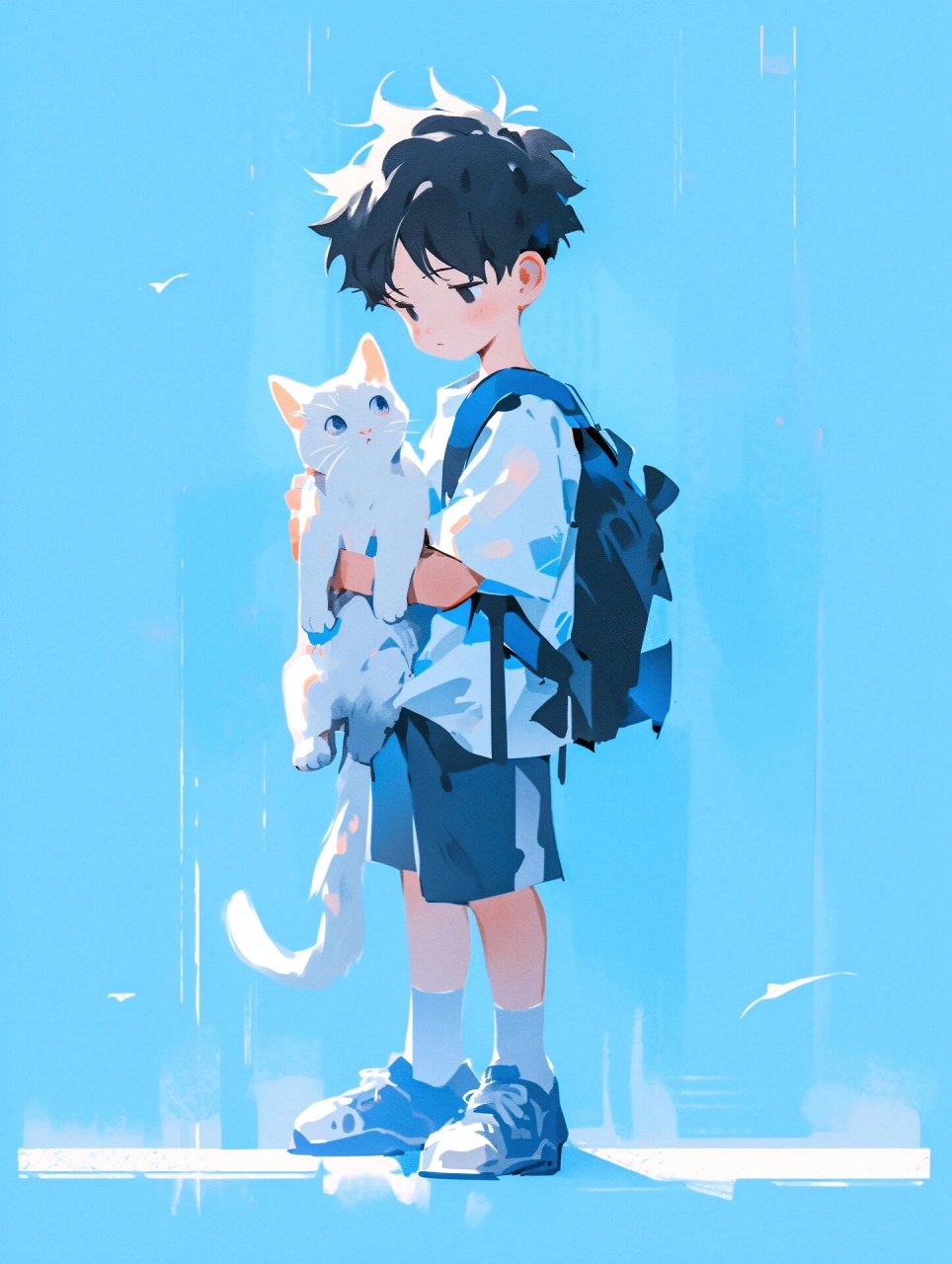 猫系男生头像|听说抱一下它会有安全感