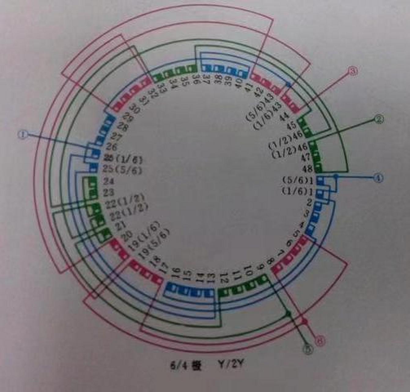 丫形接线图图片