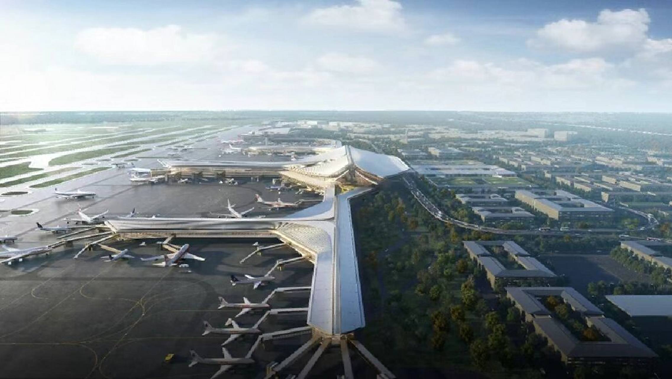 5月9日,太原武宿国际机场新建t3航站楼工程正式开工,标志着武宿机场