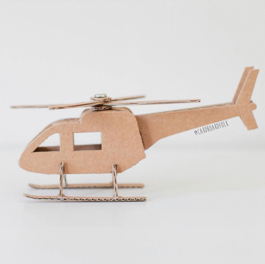 幼儿园亲子手工直升飞机diy教程🚁