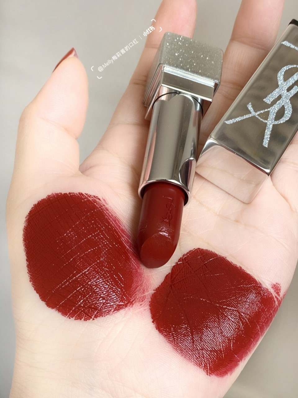 浓郁的奶油栗子红棕78ysl新品银色方管149 6015新品来了 品一品