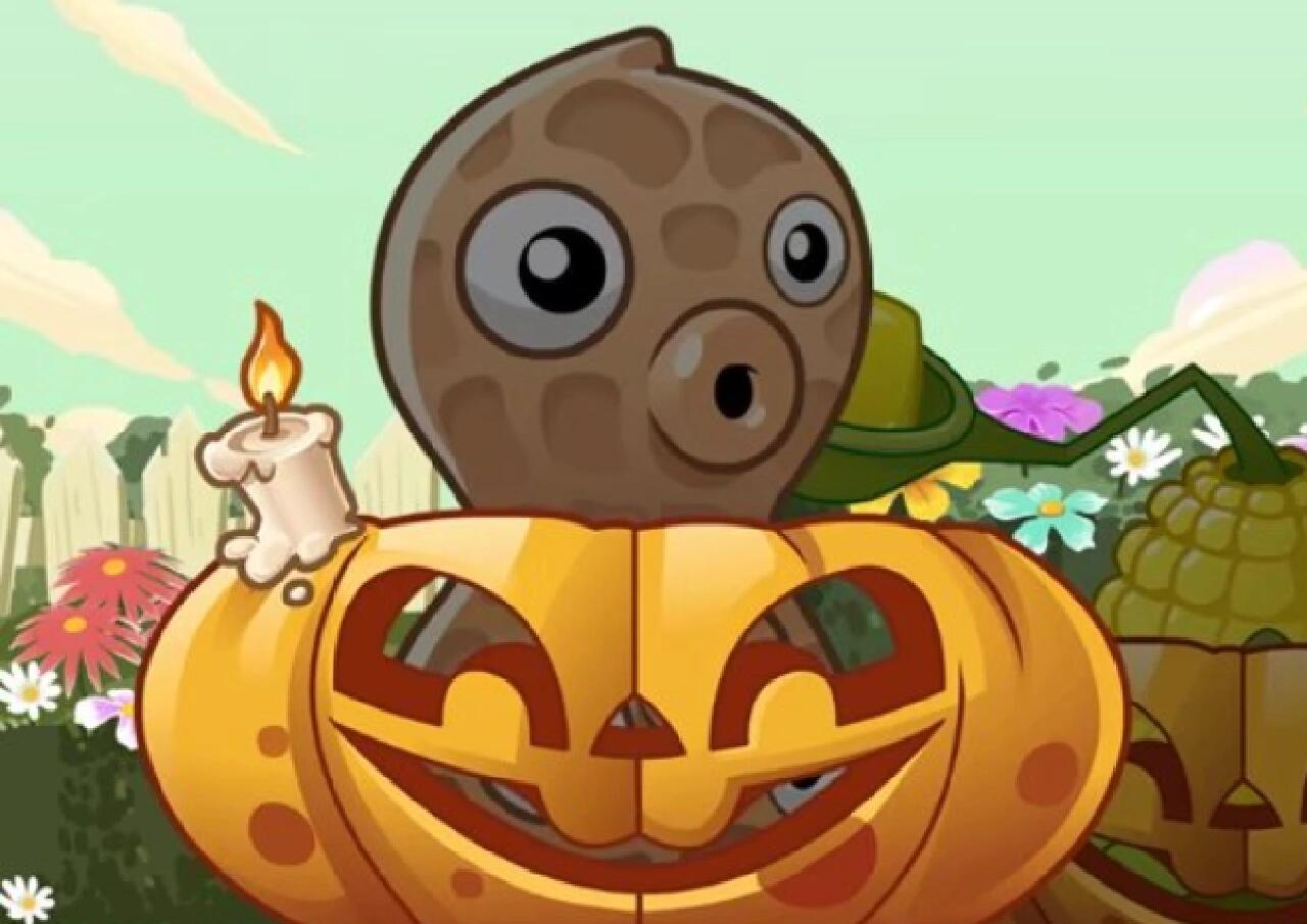 植物大战僵尸二植树节版本植物介绍 南瓜头 南瓜头可能是一个中空的