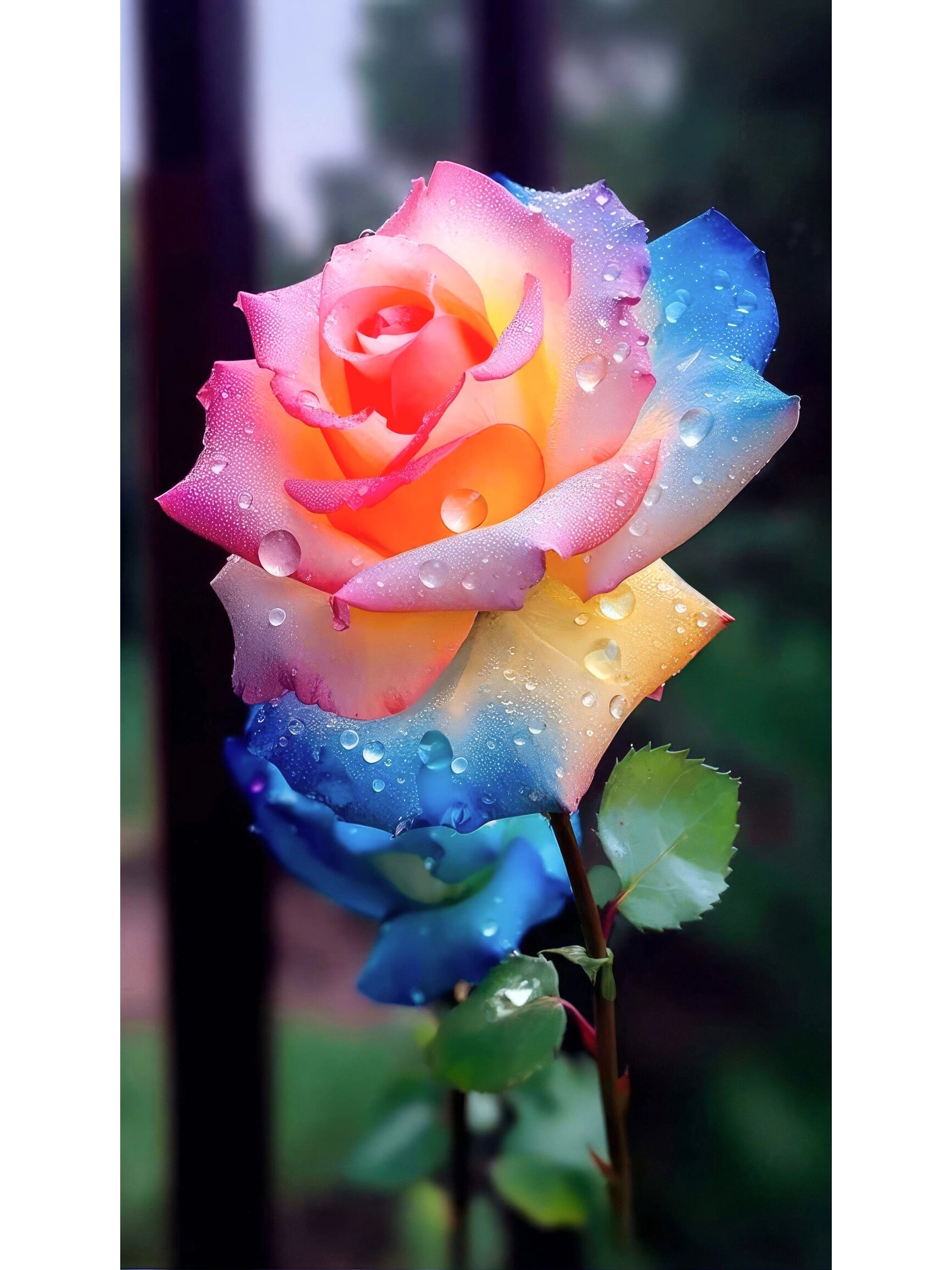 遇好看的七色花 必思君与共赏