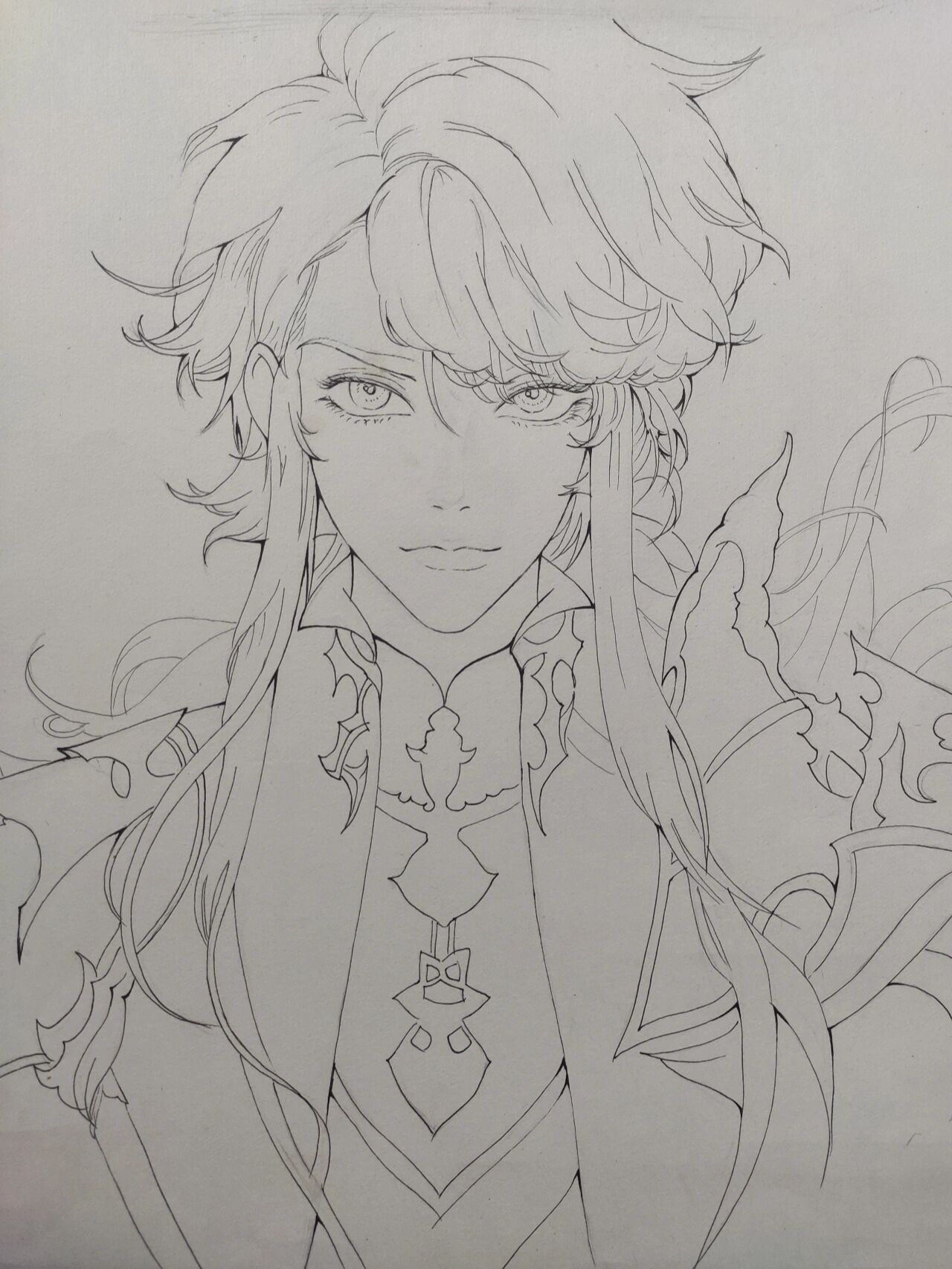 动漫帅哥(彩铅临摹