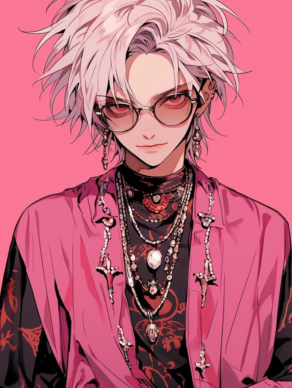 男生壁纸|头像|粉色系95 95今天是猛男芭比粉 98这世界非黑即白