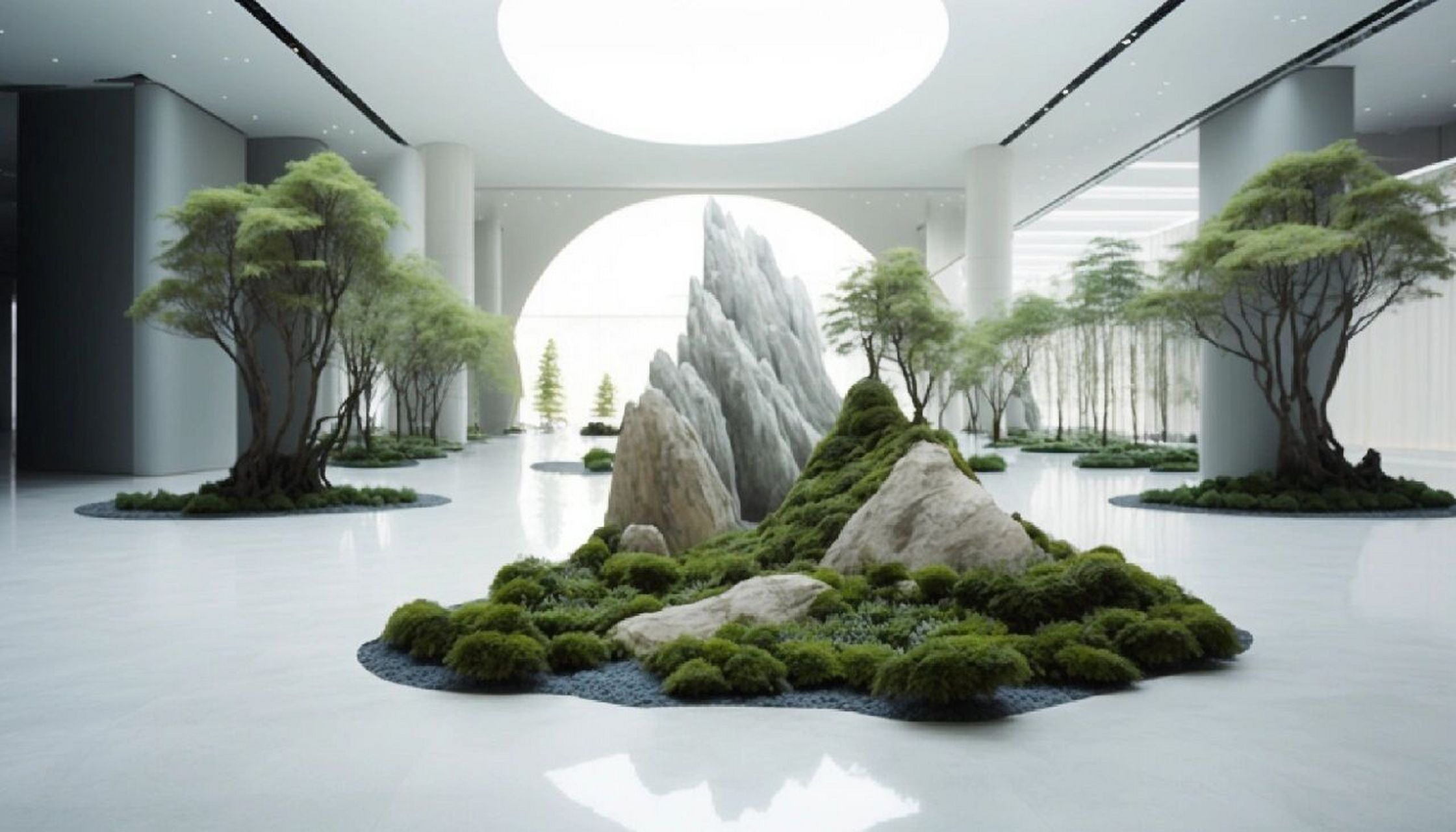 商业场所景观设计概念图