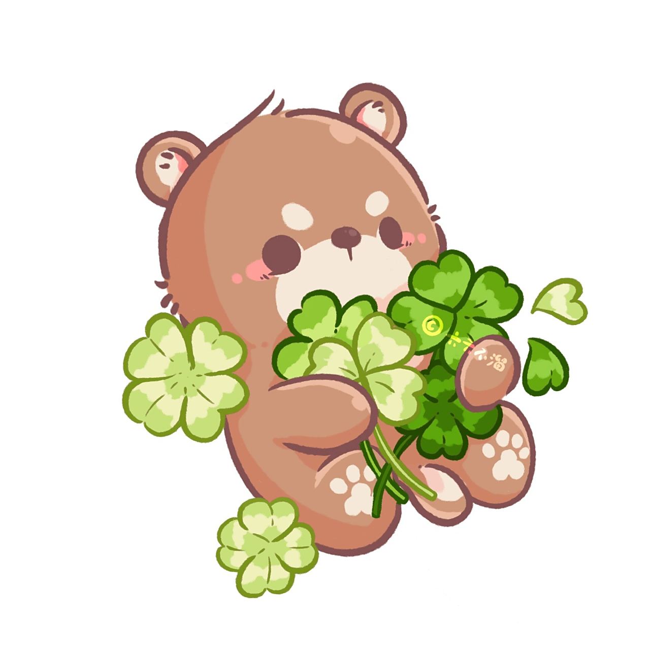 头像分享|幸运草小动物头像 水逆走开!厄运退退退!