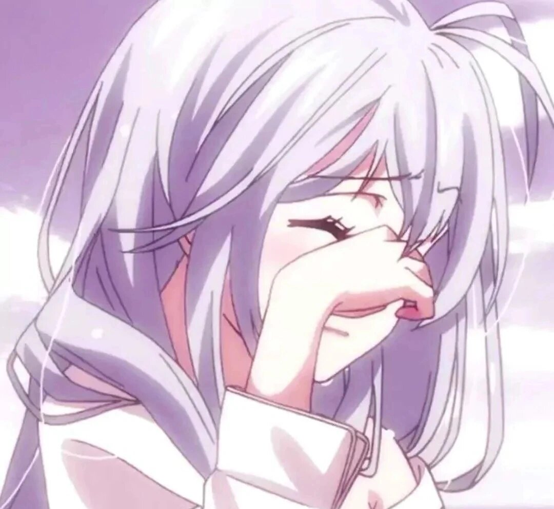 伤感の模糊动漫女头 原图