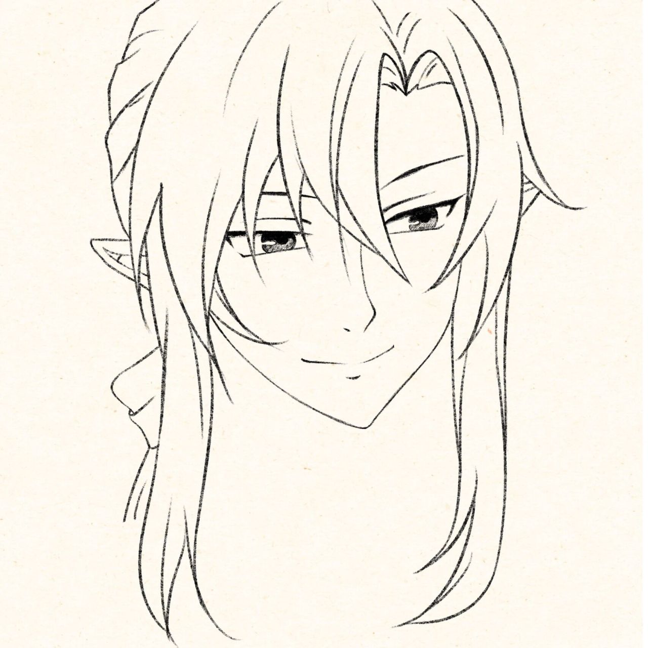 教你画动漫男头—费里德.巴特利(过程图) 费娘太帅了!