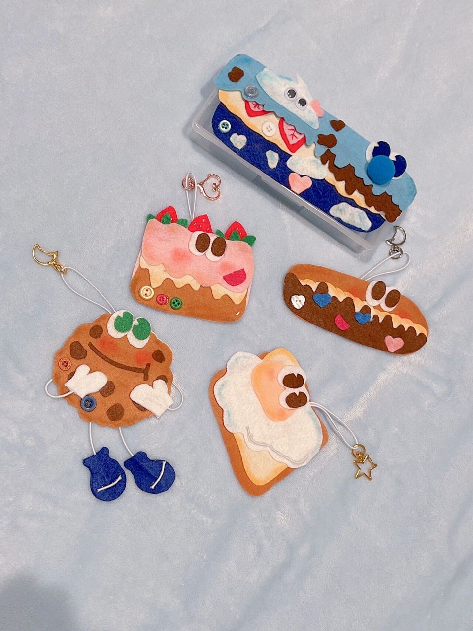 不织布手工:早餐不织布系列 又一波食物不织布手工啦!