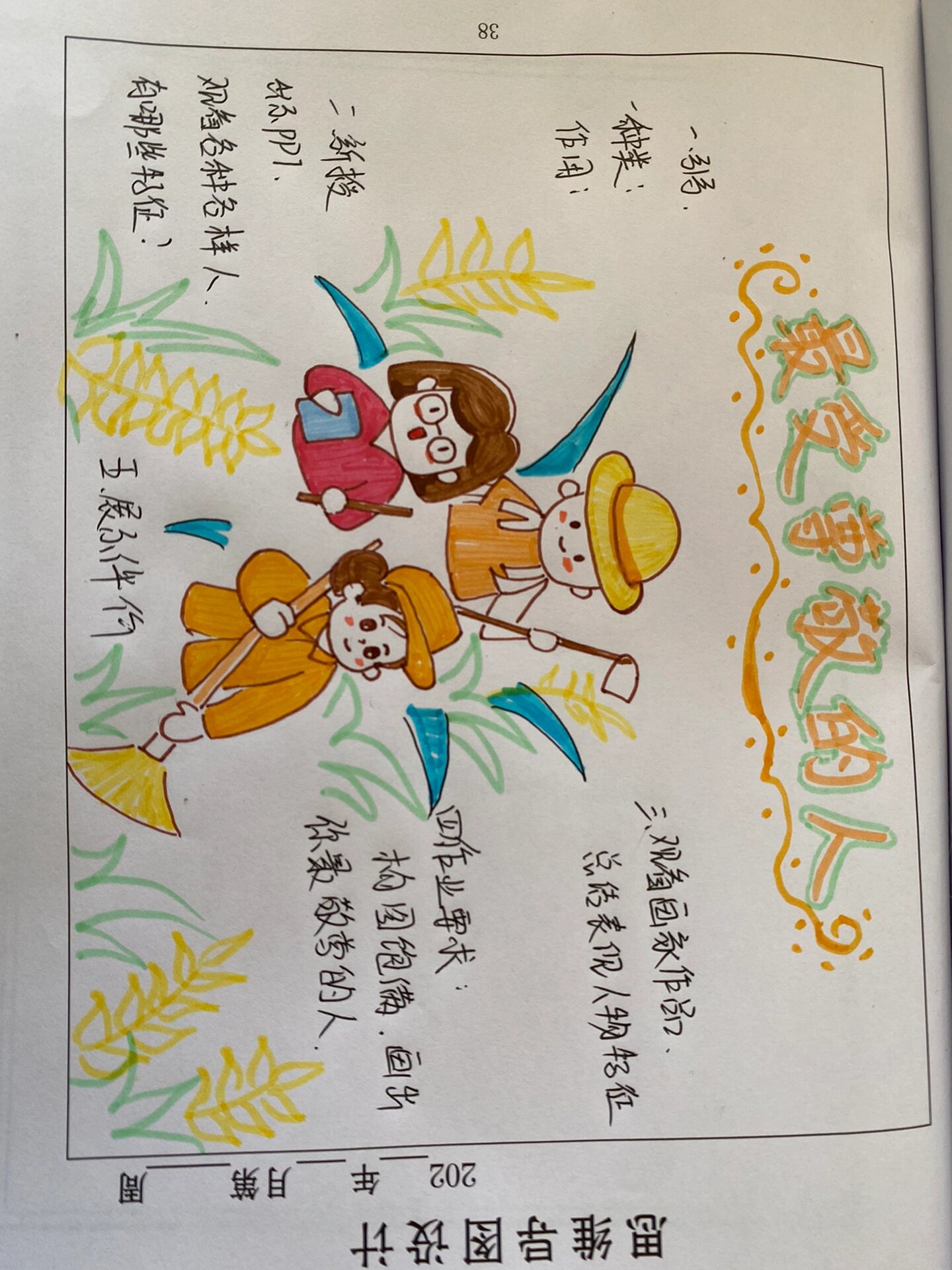 美术思维导图四上《最受尊敬的人》