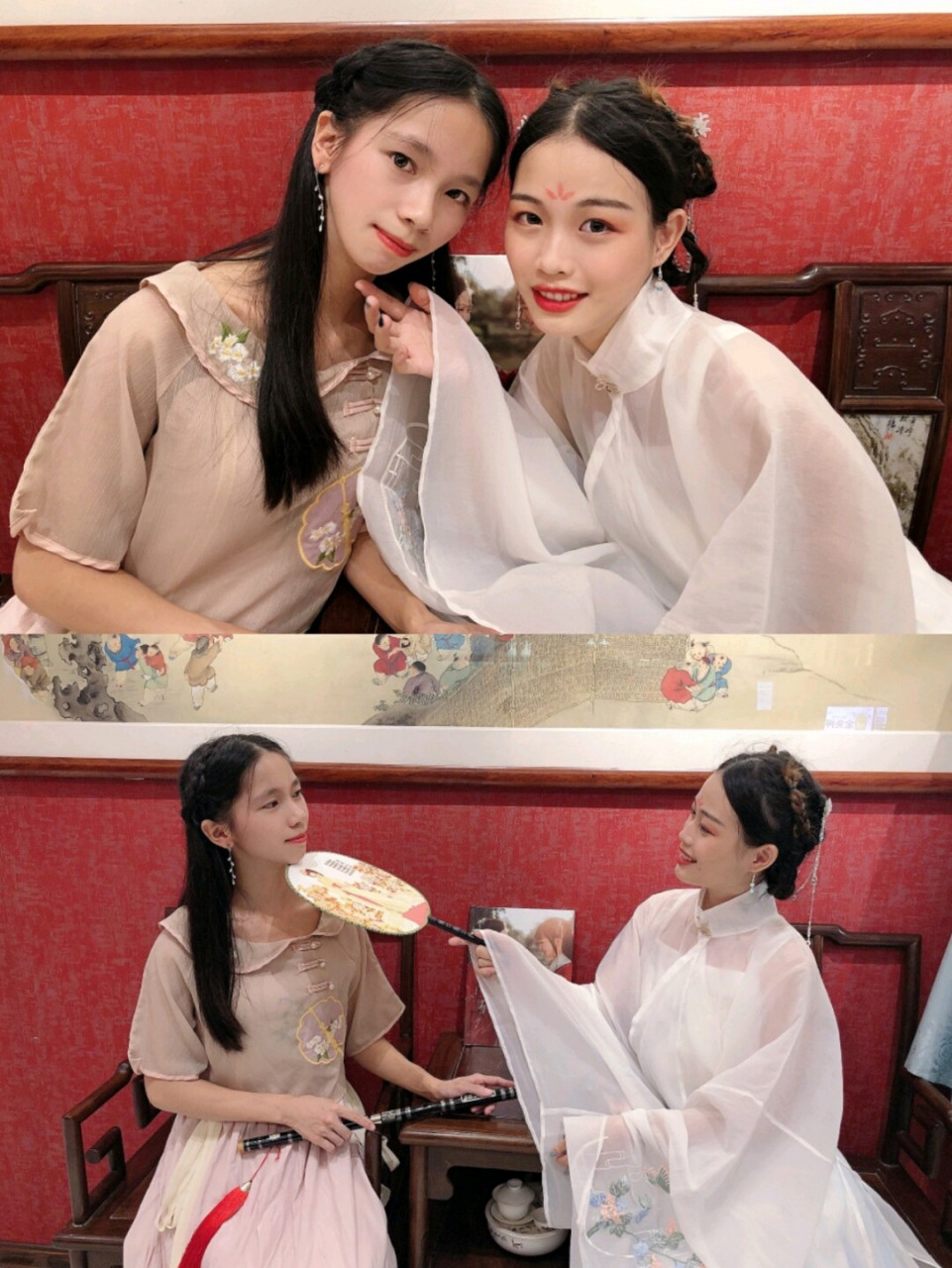 汉服:【化蝶】本来以为这个太淑女的不适合我,没想到这么好看.