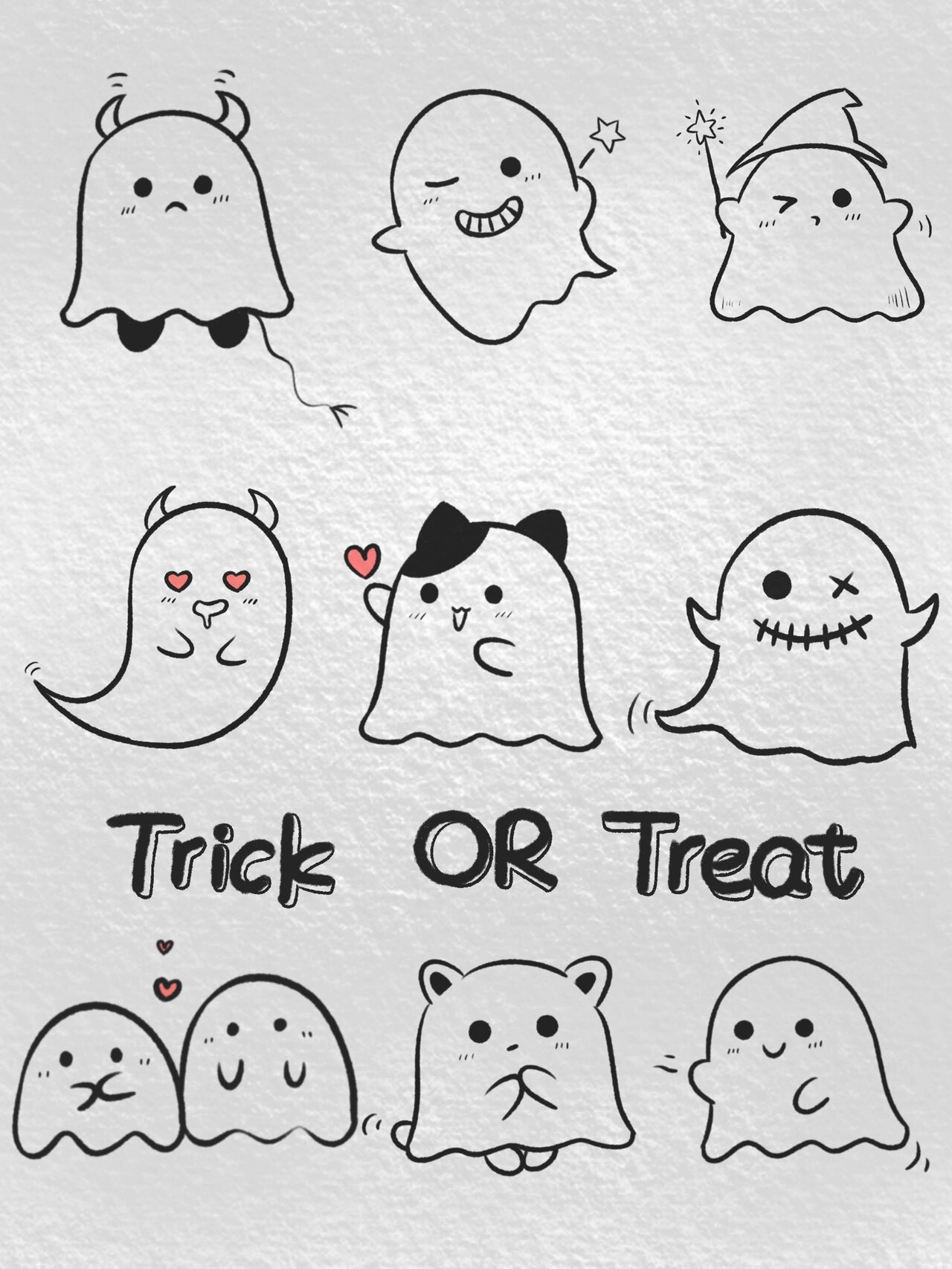 幽灵表情包你有一只可爱幽灵待签收