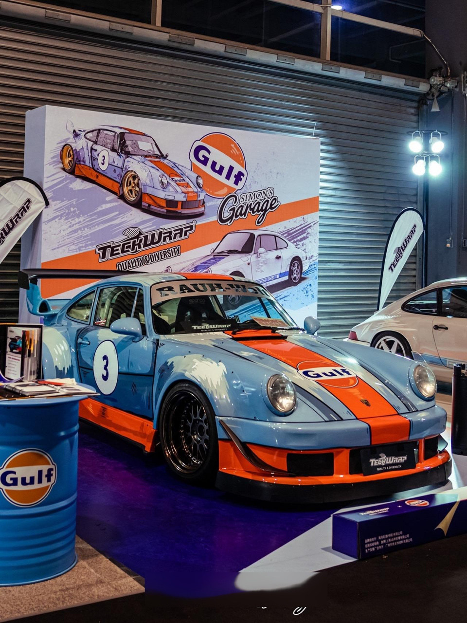 西蒙神奇车库&teckwrap秃鹰改色膜.