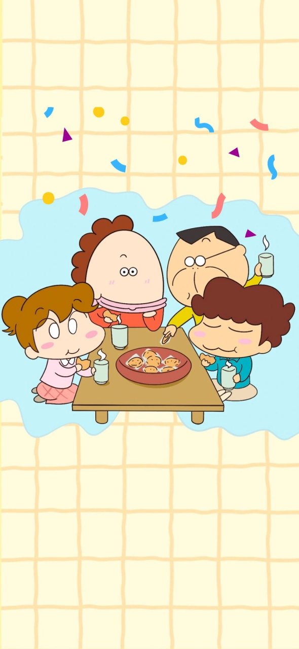 我们这一家手机壁纸来啦 我们这一家是很多小伙伴儿时的回忆,也是我最