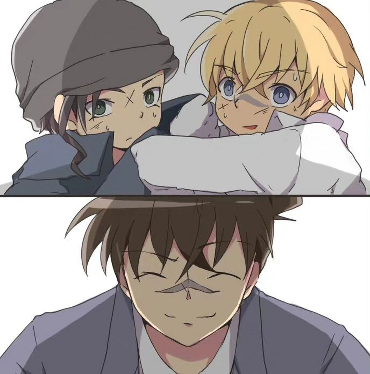 名侦探柯南全员变小太可爱了吧 柯南果然还是团宠啊 最后两张图片