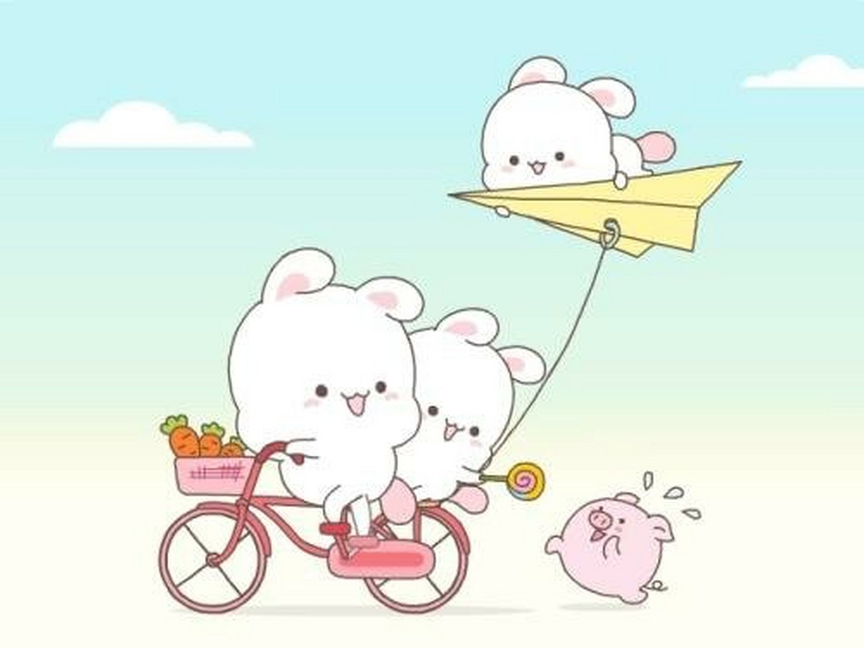 欢乐兔牙欢乐兔真是太可爱了!