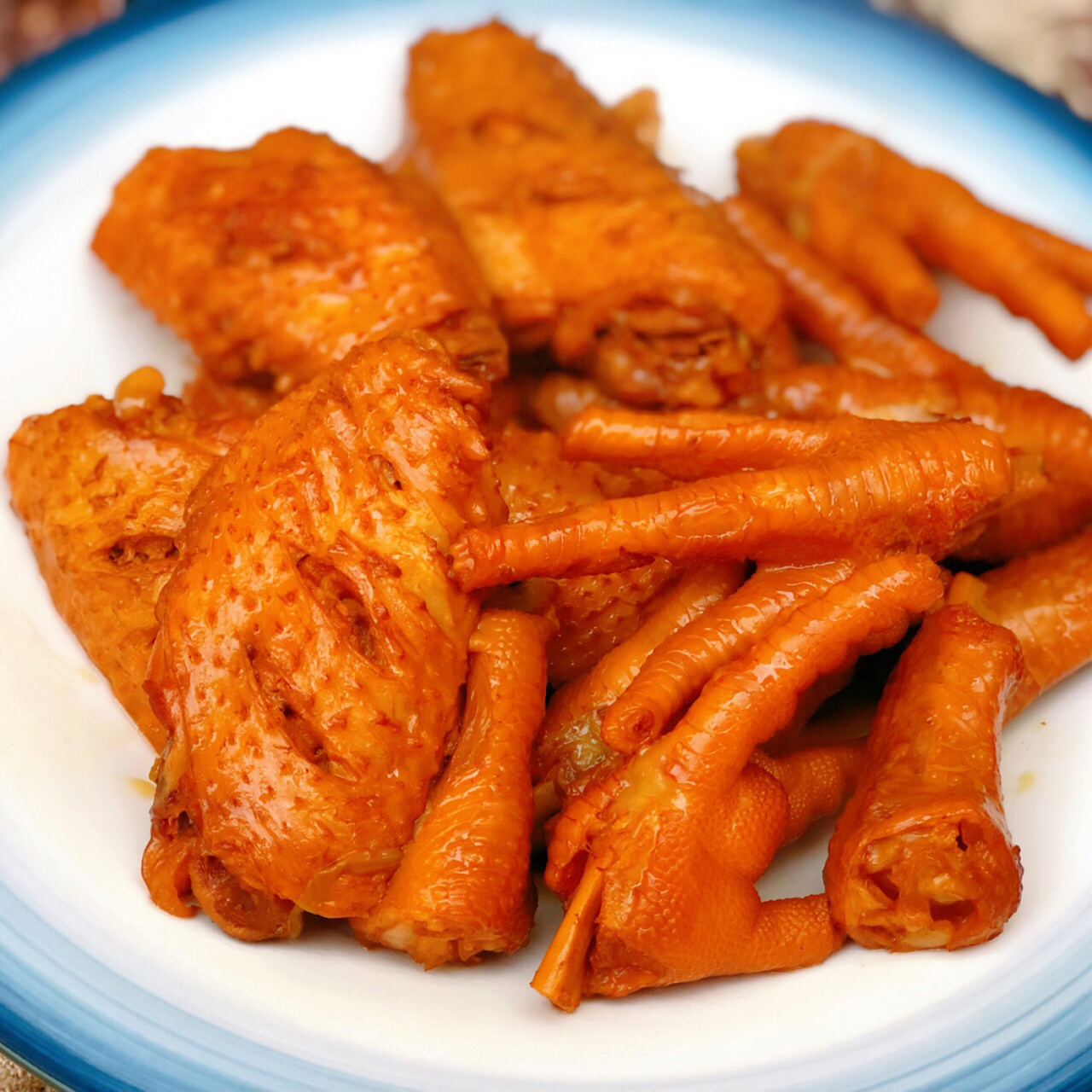 9797懒人一学就会,邻居小孩都馋哭了6015～红烧鸡翅鸡爪一锅