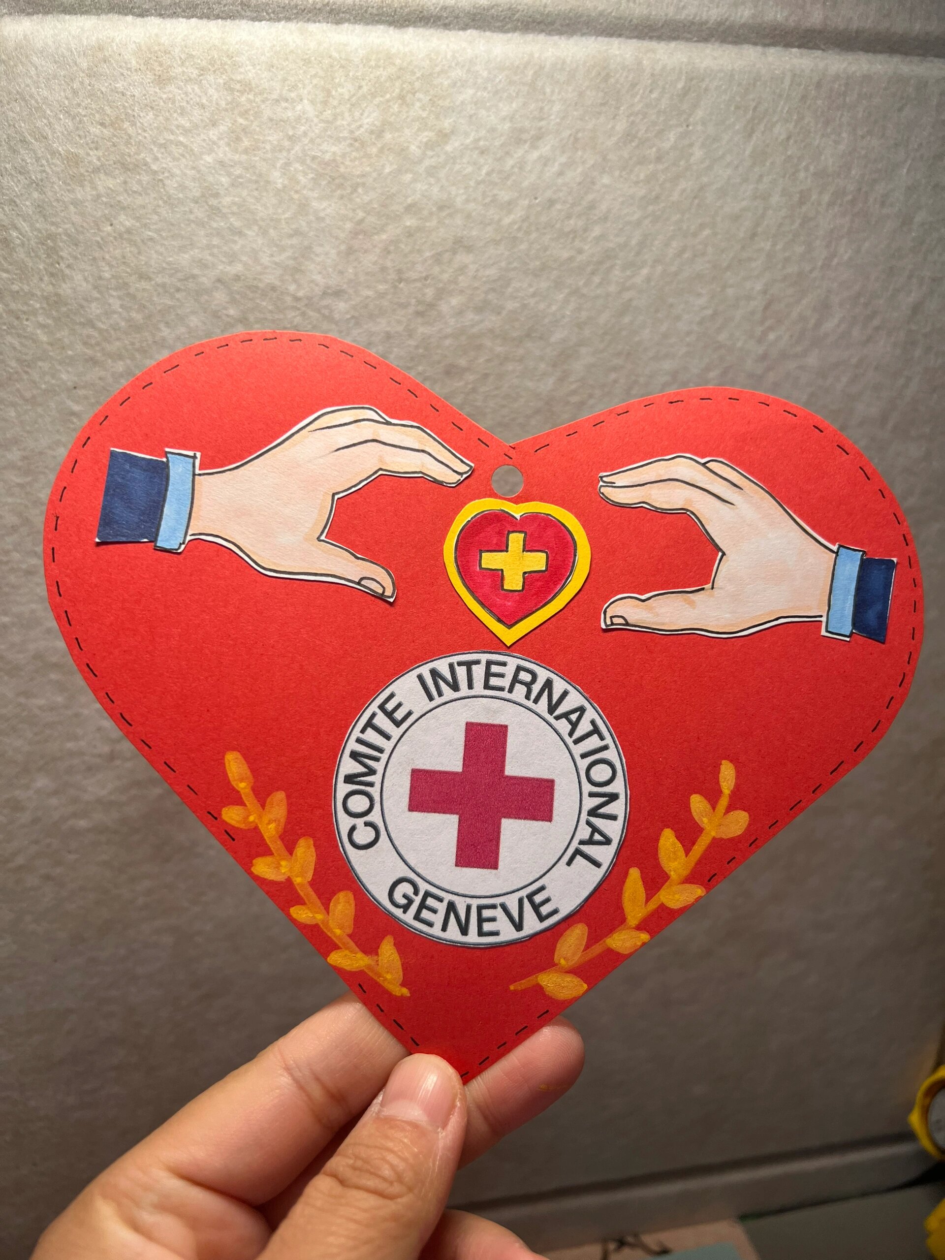 红十字会爱心主题卡片