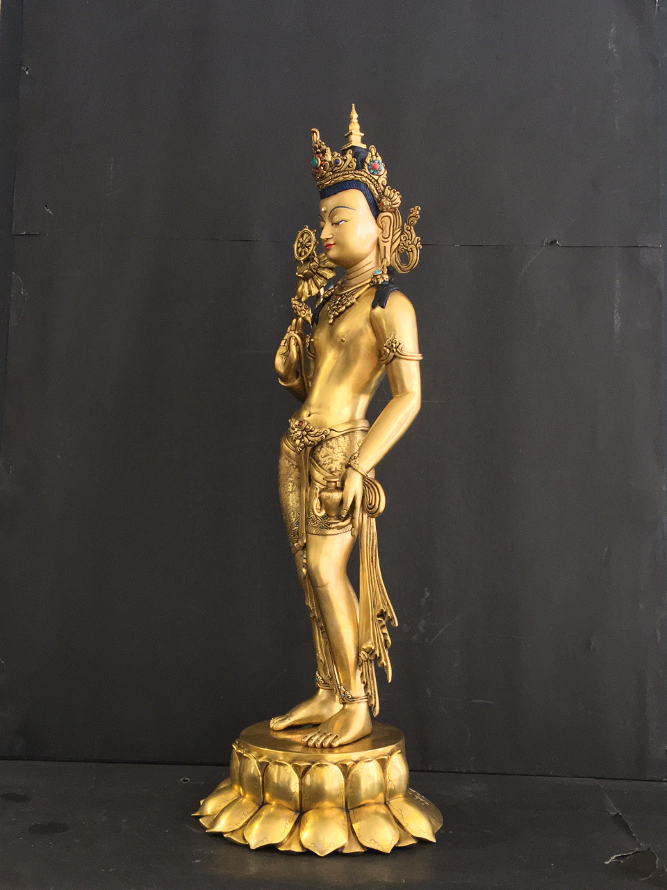 padam大师作品|站立弥勒佛 此尊非汉化后的布袋和尚 造像传承自早期