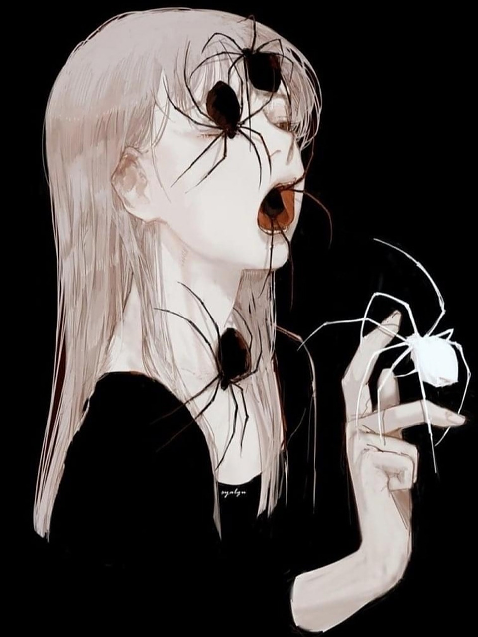 一组诡异暗黑恐怖图片