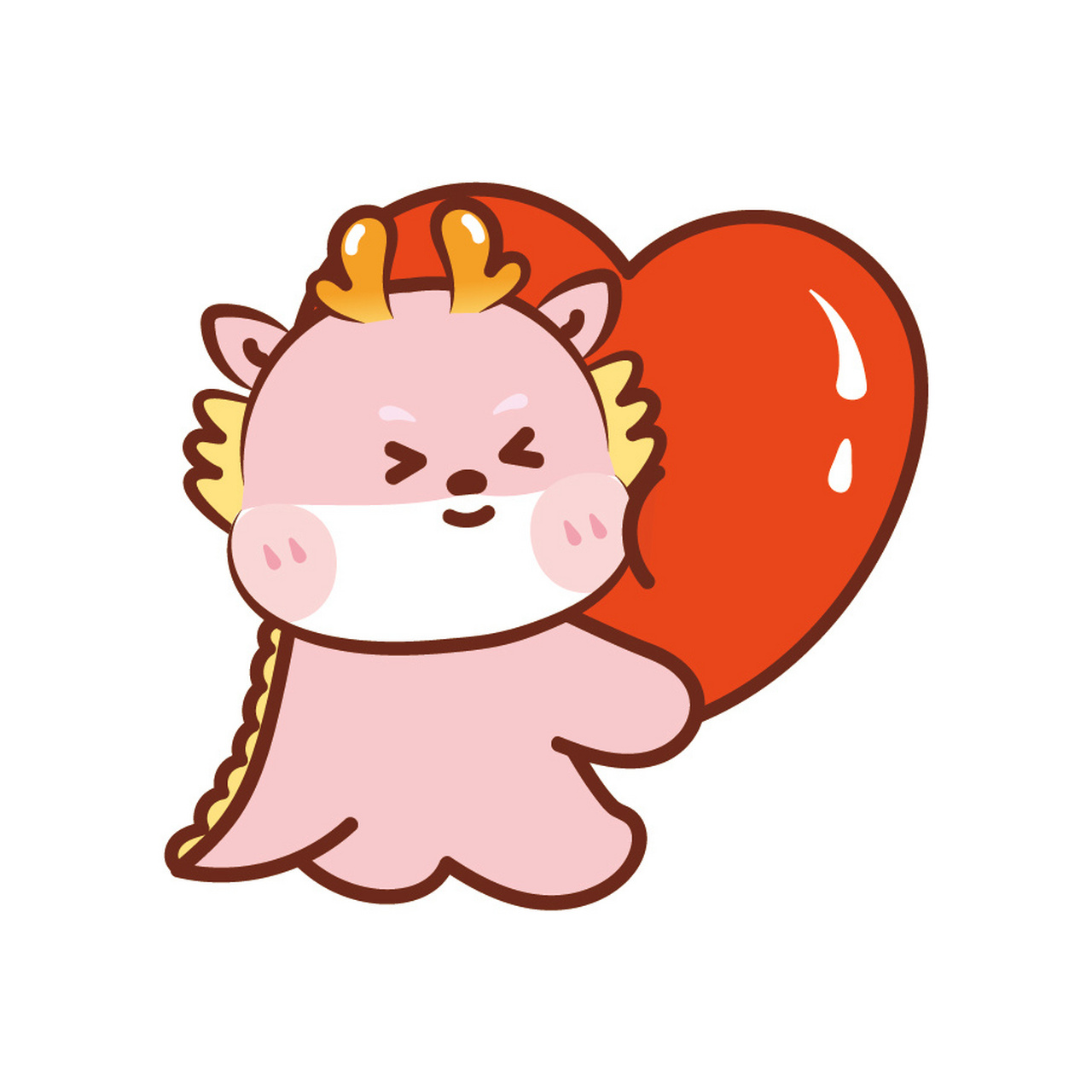 小飞龙ip卡通形象平安喜乐龙宝宝来啦头像 小飞龙ip卡通形象,治愈系ip