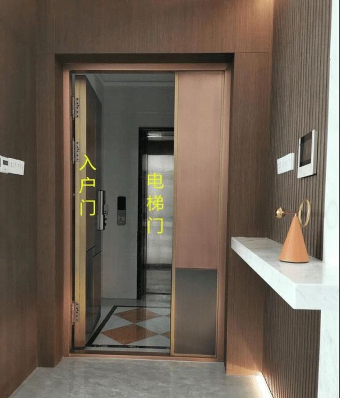 大门对电梯门有影响吗?