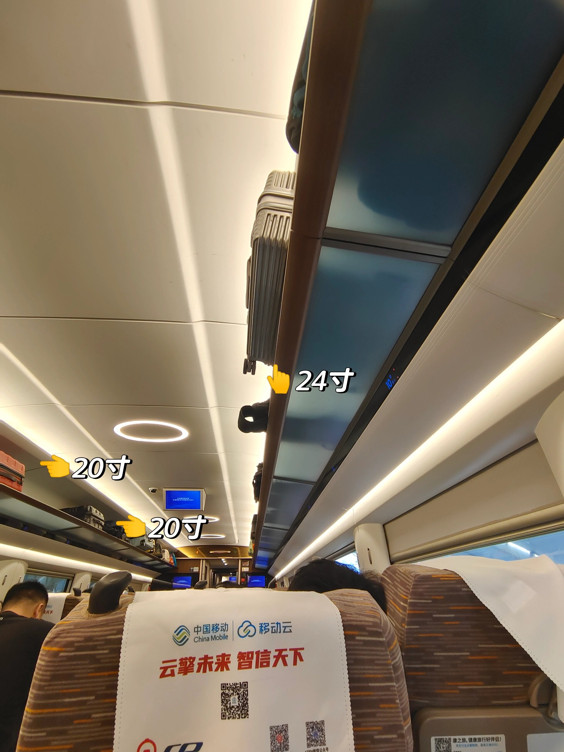 哪个尺寸行李箱适合放在高铁行李架上?