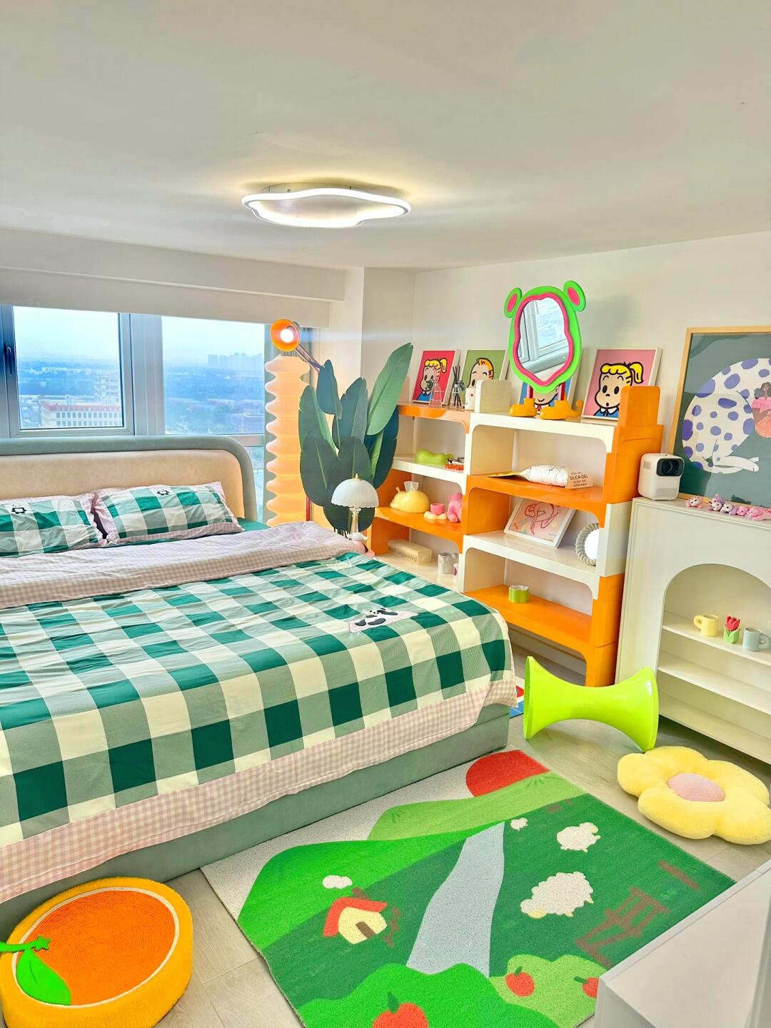 夏日绿油油💚我的森林感迷你卧室也太好躺了