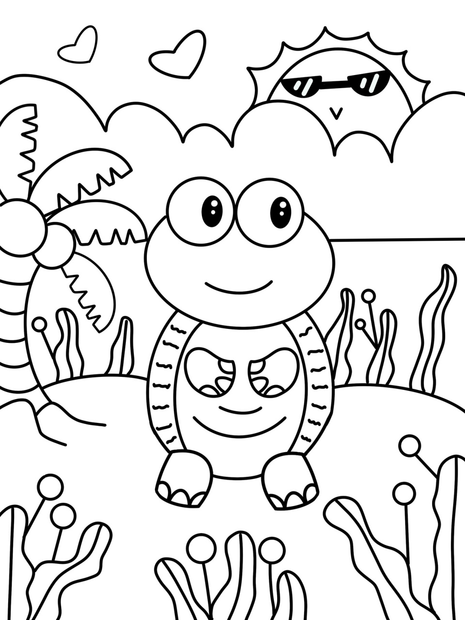 乌龟 创意画 儿童画 #创意美术儿童画# #儿童简笔画# #儿童创意画