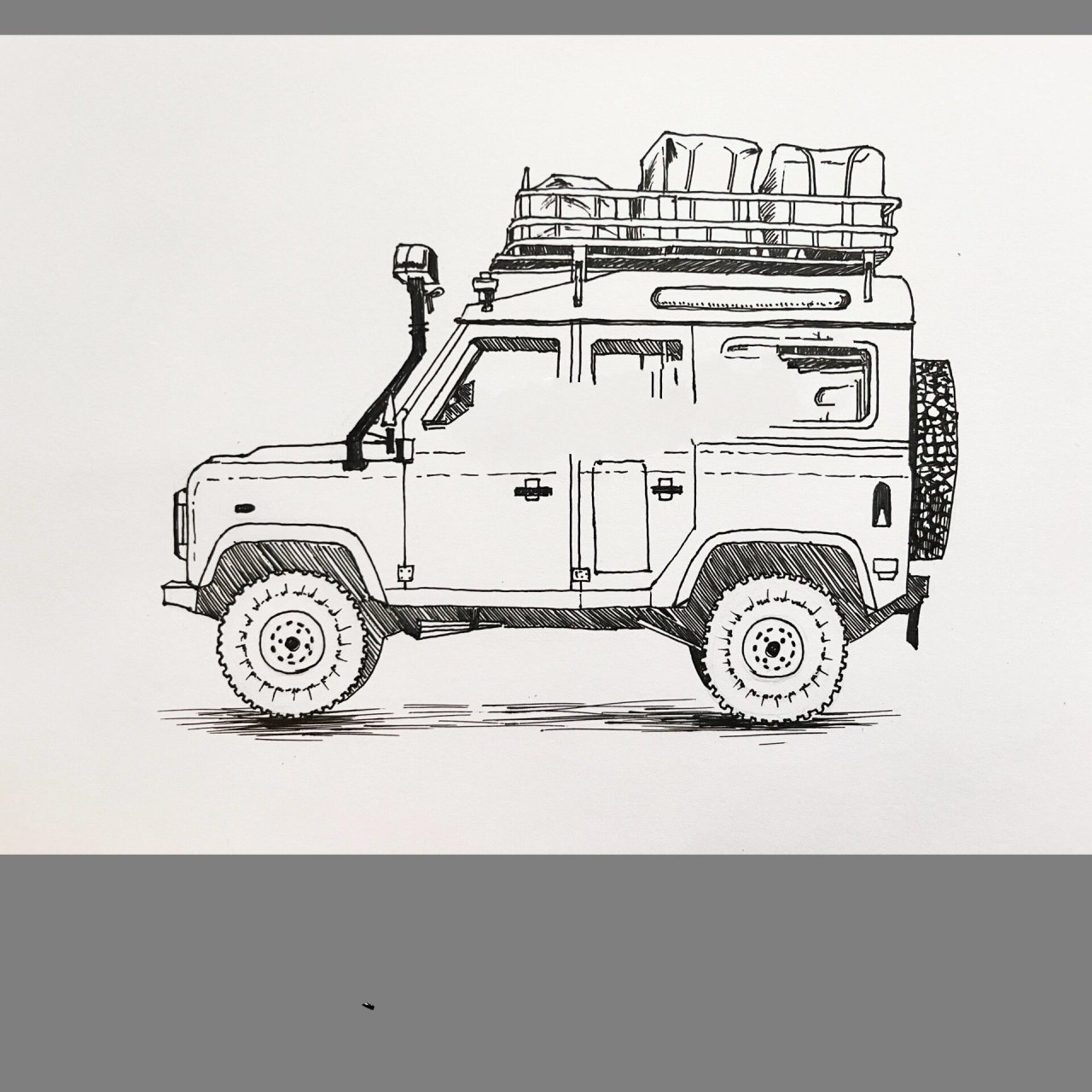 美术课程|越野车