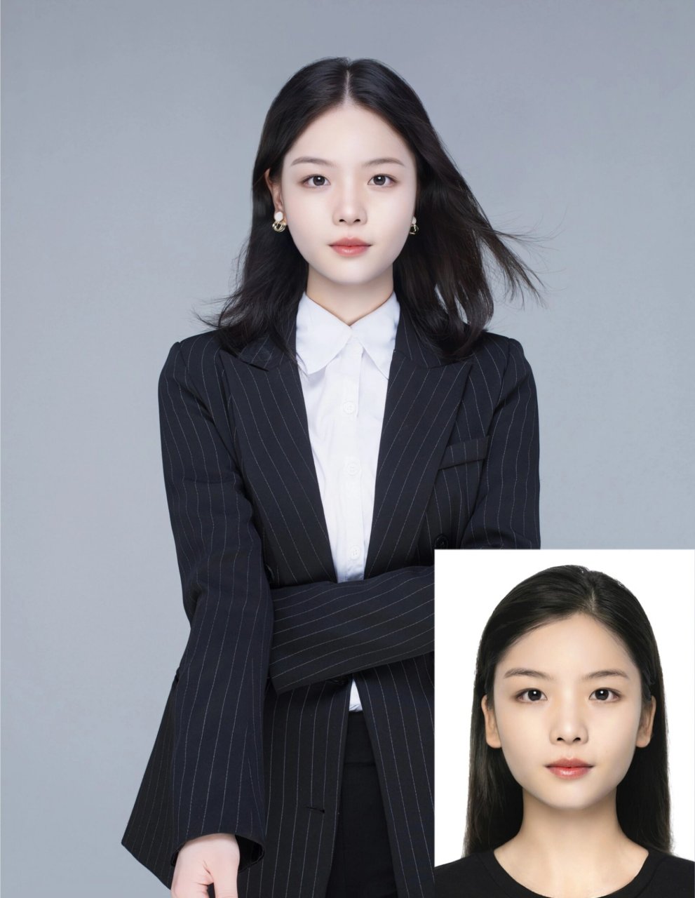 形象照职业照p图 只需一张证件照正脸就能p